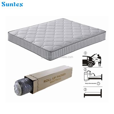 China Hot Sale Cheap Price Roll Pack Convenient Pocket Spring Roll Pack Mattress for sale