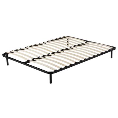 China Bed Frame Hotel Bed Detail Use Strong Popular Slatted King Size Bed Frame for sale