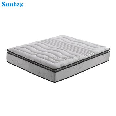 China Home Furniture 5 Zone Pocket Spring With Memory Foam Pillow Top Mattress for sale