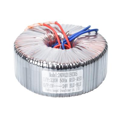 China 240VA Power Ring Transformer Toroidal Step Down Transformer 220V To 24V Voltage Converter for sale