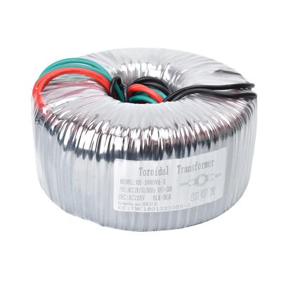 China 1000VA Power All Copper Type Transformer Ring Single Phase Step Up 12v To 220v Reverse Ring Power Transformer for sale