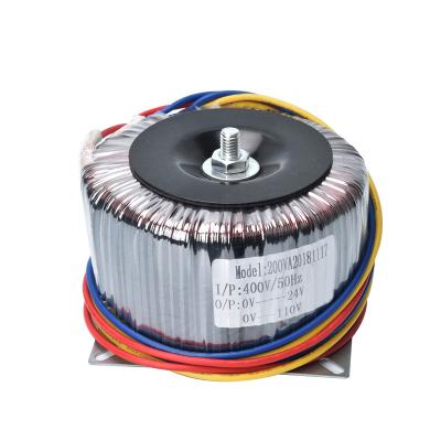 China Power Customized Transformer 200W-5000W Isolation Single Phase 400V200V To 12V24V36V48V60V70V All-Copper Ring Power Transformer for sale