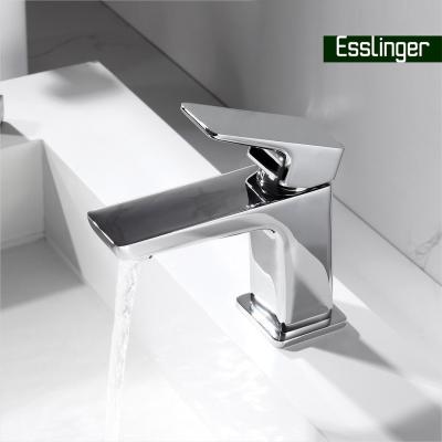 China High Quality Brass Single Lever Basin Mixer Color Taps Chorme Water Saving Metered Saving Hot Selling Bathroom Kitchen Basin Faucet for sale