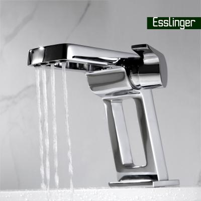 China Metered Faucets Hot Selling Brass High Quality Bathroom And Kitchen Basin Faucet Water Saving Chrome Color Environmental Protection Basin Mixer for sale