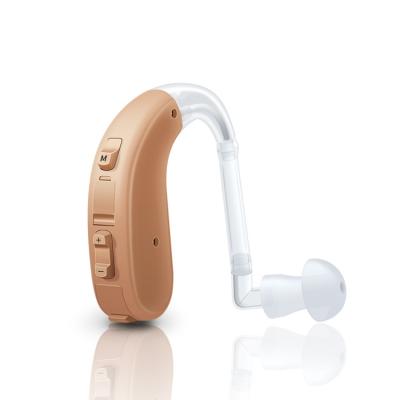 China ABS Digital Hearing Aids For Elderly Portable Deafness Sound Amplifier BTE Adjustable Hearing Aid for sale