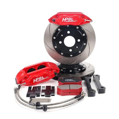 China Modified Big Brake Kit 4 Piston Bore HPBL Racing Brake With Rotor 300x24 Mm General Volkswagen for sale