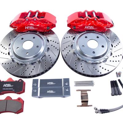 China Car Big Brake Kit, HP9040 Front 6 Rear 4 Piston Brake Calipers Upgrade Racing Brake Calipers General Volkswagen for sale