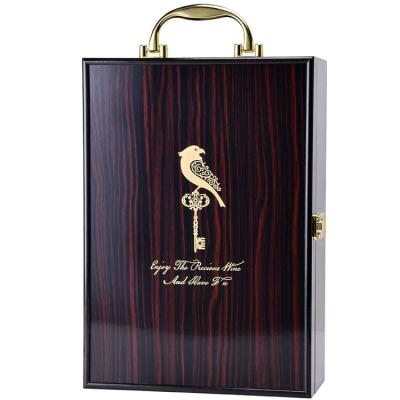 China High End Luxury Customized Gift Whiskey Champagne Blister Wine Box Recyclable Gift Box Wooden for sale