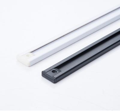 China Luxury Magnetic Led Shelf Power Track Black, Optional White And Gray Length 12V 24V Wholesale Price Driver High Quality Led Track System for sale