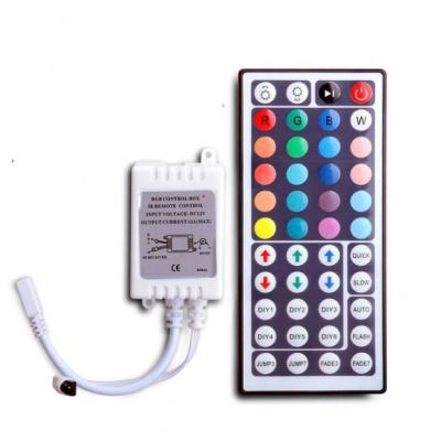 China RGB Led Strip Lighting 44 Key IR High Quality Remote Control RGB Led Strip Light Controller for sale