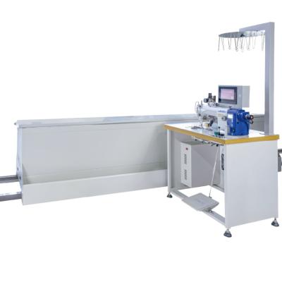 China Lihua Mesin jahit tirai curtain hemming machine trolley cloth parallel feeding synchronous sewing machine for sale