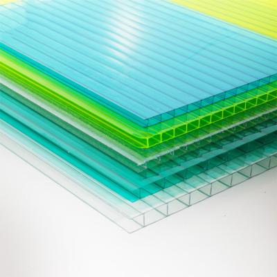 China 2.1m*6/5.8m Size Makrolon Hollow Core Polycarbonate Sheet 10mm Thickness for sale