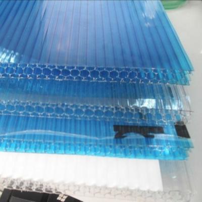 China Fire Retardation PC Honeycomb Hollow Sheet With Colored Polycarbonate Panel for sale