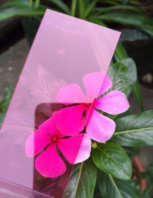 China 2.1m Width Pink Polycarbonate PC Solid Sheet With 0.6mm-18mm Thickness for sale