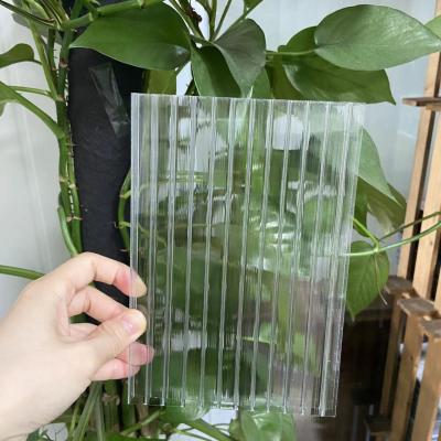 China 5mm Clear Twin Wall Polycarbonate Hollow Sheet 100% Virgin With UV Coating for sale