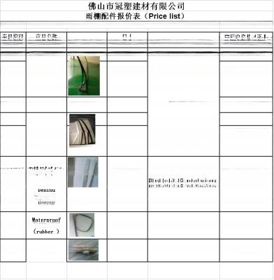 중국 600*800mm/800*1000mm/800*1200mm/1000*1200mm/1000*1500mm 발코니용 천장 판매용