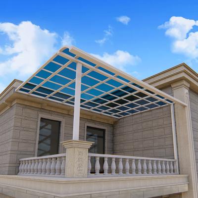 China Aluminium support  Polycarbonate roofing Canopy for sale