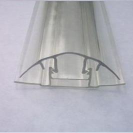 China 8-16mm PC Profile snap cap Up and down buckle For Polycarbonate sheet for sale