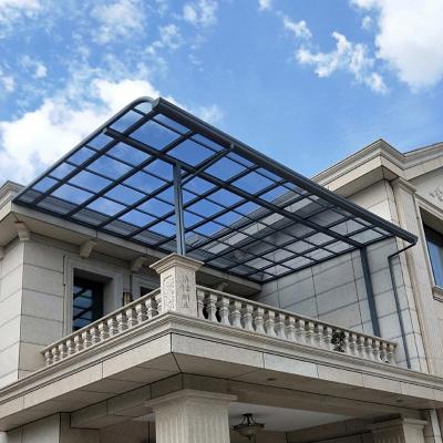 China Aluminium  support awning with Polycarbonate sheet roofs for sale