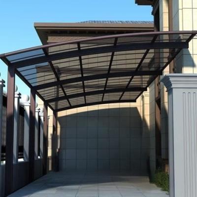 China Rectangular Polycarbonate carport Awning with UV Protection Create Your Perfect Outdoor Space for sale