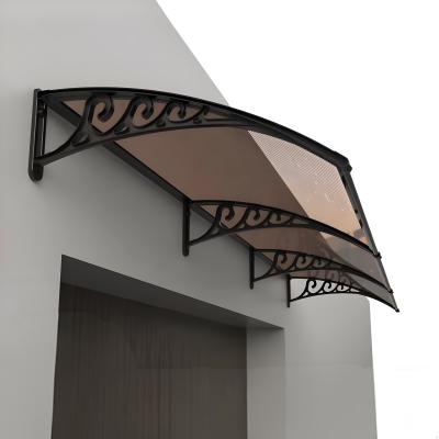 China Wall Mounted Window Canopy with Temperature Variance Resistance and Aluminum Profile Frame for sale