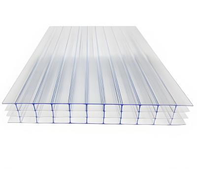 China Four Layer Multiwall Polycarbonate PC Hollow Sheet For Soundproofing for sale