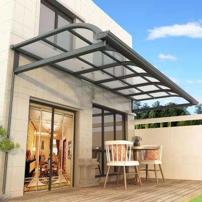 China Create Your Dream Patio with a DIY Polycarbonate Awning with Aluminum frame Durable Weather-Resistant and Customizable for sale