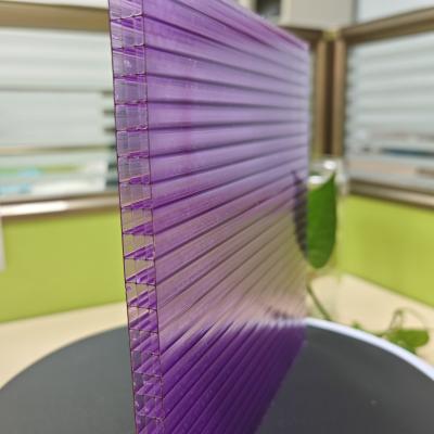 China Unleash the Potential of Your Projects with the Purple Four-Layer Polycarbonate Sheet s Unique Four-Layer Structure for sale