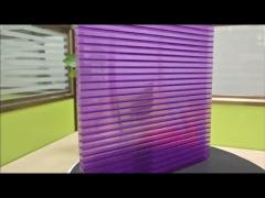 10mm purple Polycarbonate hollow sheet four-layer