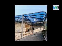 customized aluminium  support awning with polycarbonate sheet roofs