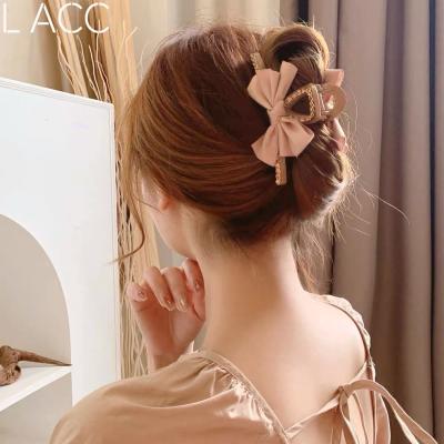 China Fashion New Design Hair Claw The Big Cut Bow Knot Hair Claw For Women Thick Hair for sale