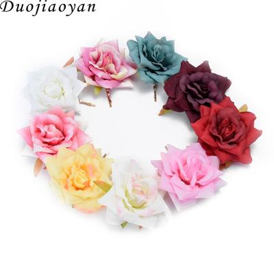 China Fashionable Happy New Year New Design Girl Rose Flower Hair Clips For Festival Decoration for sale