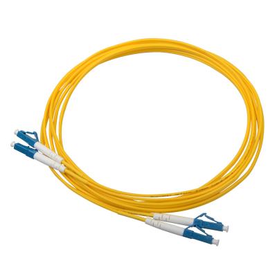 China fiber optic jumper LC-LC G652/G655/G657 single mode fiber optic patch cord fiber optic patch cord for sale