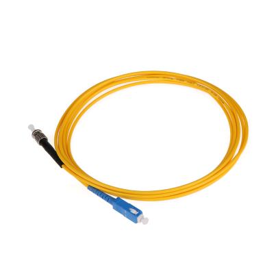 China SC-ST 9/125um G652 Single Mode Fiber Optic Patch Cord Fiber Optic Jumper Fiber Optic Cable for sale