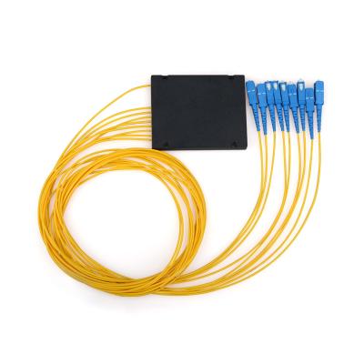 China 1x8 SC/UPC PLC Splitter Module 1310/1550 Passive Optical Splitter Optical Splitter for sale