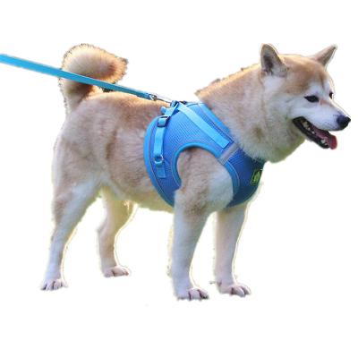 China 2020 Custom Made Reflective Adjustable Soft Padded Amazon Mesh Padded Pet Dog Harness Wholesale Success For Dog for sale