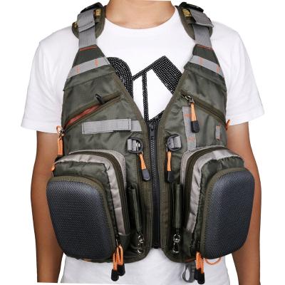 China New Style Multi-pocket Fly Fishing Outdoor Backpack Fishing Accessory Hunting Trunk Waterproof Mesh Vest for sale