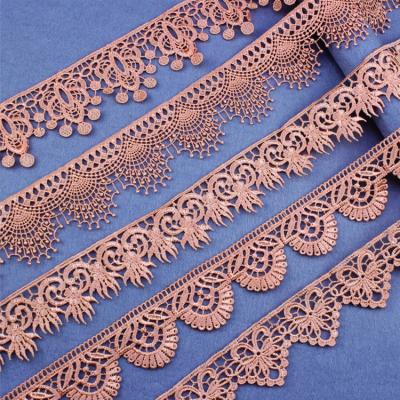 China Viable Hot Sale Polyester Lace Fabric Embroidery Garment Accessories for sale