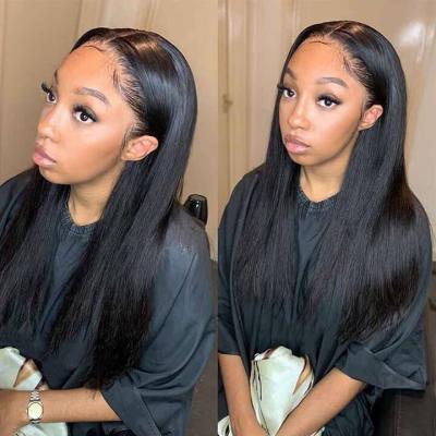 China Customization Silky Straight Wave Wholesale 360 ​​Lace Frontal Wigs Human Hair Wigs Vendor Hd Peruvian Transparent 360 Lace Frontal Wig for sale