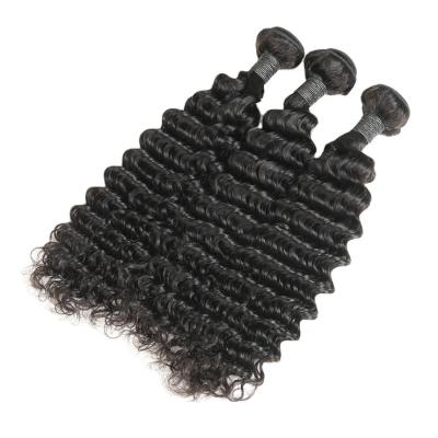 China Mink Curly Factory Supply 100% Raw Extensions Deep Bundles Wave Curly Hair Women for sale