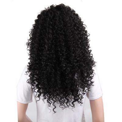 China Custom Wholesale Kinky Curly Synthetic Wig Sensational Body Wave Wigs For Black Women Synthetic for sale