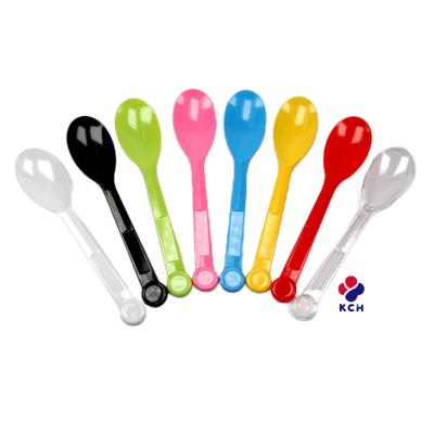 China Viable disposable spoon for ice cream pudding and soup dessert spoon for sale