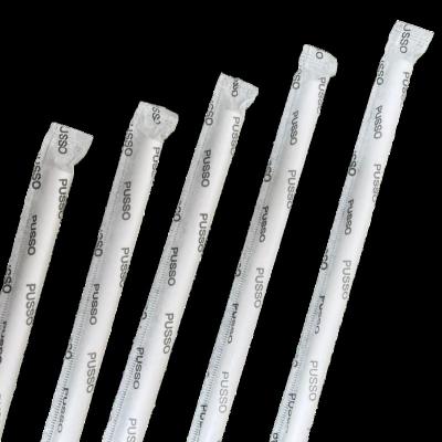 China Sustainable Compostable Straw In Thick Layers Custom Paper Compostable Straw for sale