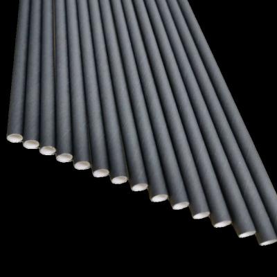 China Sustainable Custom Disposable Compostable Paper Drinking Straw Colored for sale