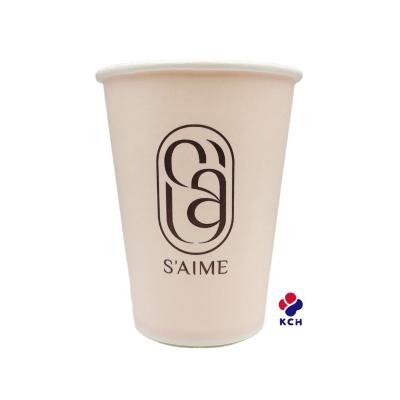 China Disposable Wholesale Disposable Paper Coffee Cup With Lid Custom Logo Cup for sale