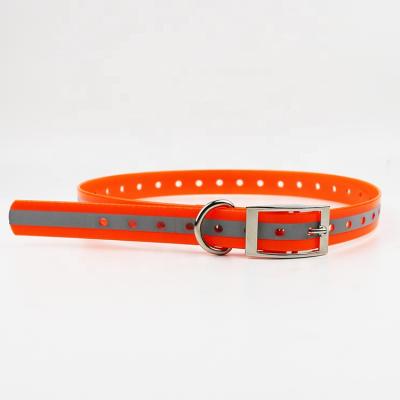 China High quality workable replacement tpu adjustable dog collar with alloy belt buckle for sale