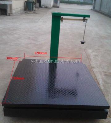 China PS Series Mechanical Platform Scale 2000kgs Heavy Duty Mechanical Platform Type Cast Iron Scale for sale