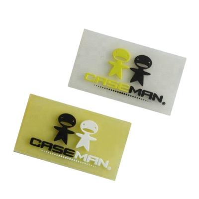 China Viable Brand Logo Rubber Injection PVC Fashion Patch For Apparel for sale