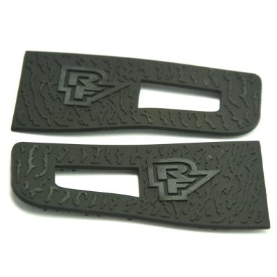 China Garment Hot Sale 3D Embossed Logo Integrated TPU Cuff Tag for sale