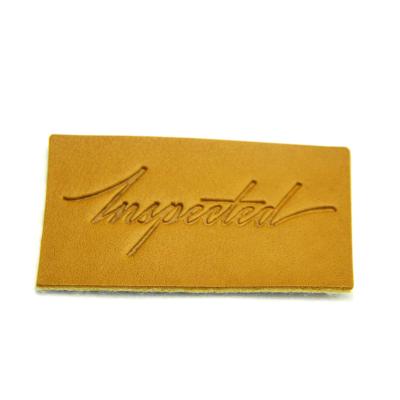 China Sustainable Clothing Brand Badges, Blank Leather Patches, Leather Patch Clothing Label In Brand Badges for sale